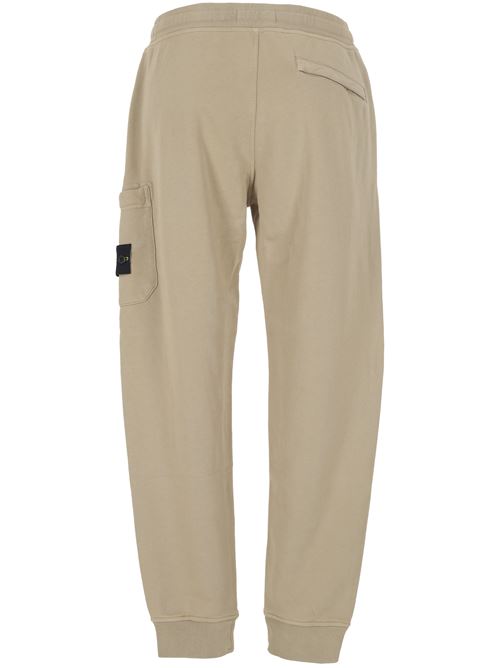 Beige elasticated pants STONE ISLAND | 156200011S0051V009A